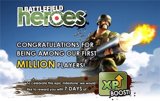 Battlefield Heroes - Получите виджет XP-Boost в подарок!