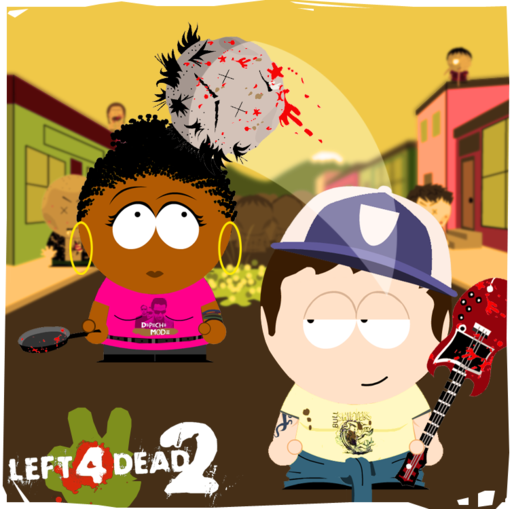 Left 4 Dead 2 - L4D2 и SPstyle – Эллис и Рошель (by minik)